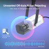 FIFINE USB/XLR Gaming Microphone Kit with Headphone Jack/RGB/Boom Arm,Dynamic Mic Set for PC PS5/4 Mixer AmpliGame White-AM8TW 3
