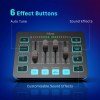 FIFINE Gaming Audio Mixer,Streaming 4-Channel RGB Mixer with XLR Microphone Interface,for Game Voice,Podcast,AmpliGame SC3 3