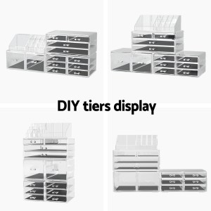 embellir makeup case acrylic cosmetic organizer storage box jewellery holder embellir makeup case acrylic cosmetic organizer storage box jewellery holder