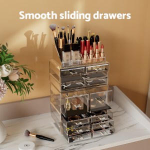 embellir makeup case acrylic cosmetic organizer storage box jewellery holder embellir makeup case acrylic cosmetic organizer storage box jewellery holder