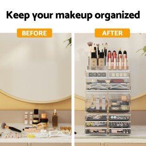 embellir makeup case acrylic cosmetic organizer storage box jewellery holder embellir makeup case acrylic cosmetic organizer storage box jewellery holder
