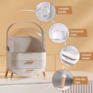 embellir makeup case portable cosmetic organizer storage box jewellery holder