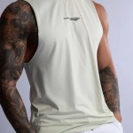 HARD HITTERS MEN'S CREW COTTON TANK MINT X-LARGE