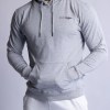 HARD HITTERS SLIM FIT TERRY HOODIE GREY X-LARGE