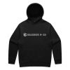 men's relax hoodie black