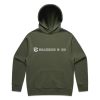 men's relax hoodie khaki