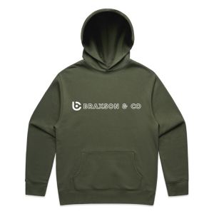 men's relax hoodie khaki
