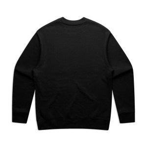 men's relax sweatshirt black back