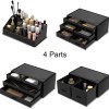 makeup cosmetic organizer storage with 12 drawers display boxes (black) makeup cosmetic organizer storage with 12 drawers display boxes (black)