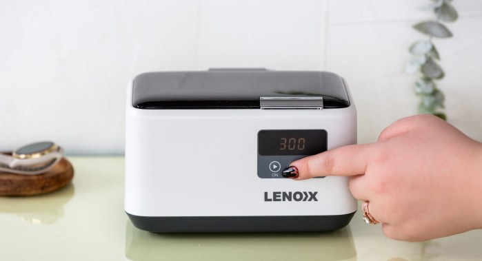 50w ultrasonic jewellery cleaner, 4800hz w/ 600ml tank and led display