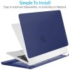 15 inch air 2023 macbook air matte case a2941 m2 chip hard shell case keyboard cover blue