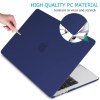 15 inch air 2023 macbook air matte case a2941 m2 chip hard shell case keyboard cover blue