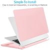 15 inch air 2023 macbook air matte case a2941 m2 chip hard shell case keyboard cover sold pink