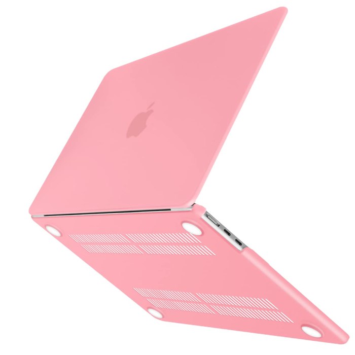 15 inch air 2023 macbook air matte case a2941 m2 chip hard shell case keyboard cover pink