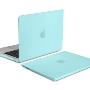 15 inch air 2023 macbook air matte case a2941 m2 chip hard shell case keyboard cover sky blue
