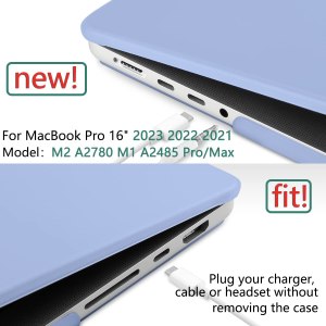 suitable for macbook pro 16 inch case 2023 2022 2021 m2 a2780 a2485 m1 pro/max hard shell case keyboard cover