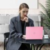 suitable for macbook pro 16 inch case 2023 2022 2021 m2 a2780 a2485 m1 pro/max hard shell case keyboard cover pink