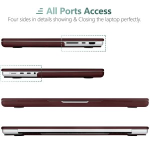 suitable for macbook pro 16 inch case 2023 2022 2021 m2 a2780 a2485 m1 pro/max hard shell case keyboard cover wine red suitable for macbook pro 16 inch case 2023 2022 2021 m2 a2780 a2485 m1 pro/max hard shell case keyboard cover wine red