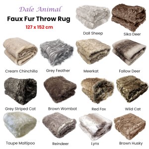 dale animal faux fur throw rug 127 x 152 cm dall sheep dale animal faux fur throw rug 127 x 152 cm dall sheep