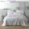 bianca cassiano white polyester jacquard coverlet set single/double bianca cassiano white polyester jacquard coverlet set single/double