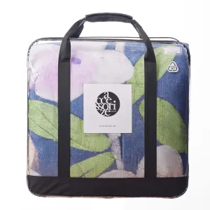 accessorize bella blue floral 3 piece comforter set double