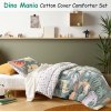 happy kids dino mania green 2 piece comforter set single happy kids dino mania green 2 piece comforter set single