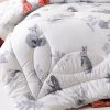 happy kids woodland white 2 piece comforter set single