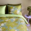 oilily melodi green cotton floral quilt cover set queen