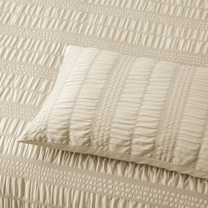 accessorize seersucker natural polyester quilt cover set queen accessorize seersucker natural polyester quilt cover set queen