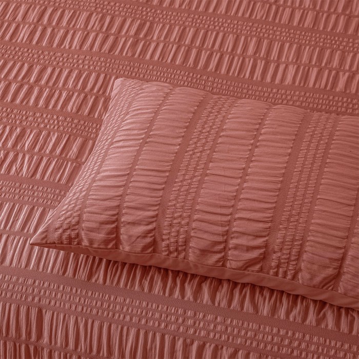 accessorize seersucker tobacco polyester quilt cover set queen accessorize seersucker tobacco polyester quilt cover set queen