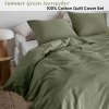 bedding house summer green seersucker cotton quilt cover set queen bedding house summer green seersucker cotton quilt cover set queen