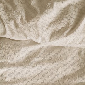 bedding house summer sand seersucker cotton quilt cover set queen