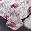 100% cotton lightly quilted coverlet set peacock garden pink queen 100% cotton lightly quilted coverlet set peacock garden pink queen