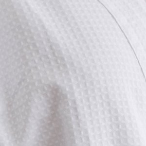 jason 240gsm waffle polyester cotton kimono white