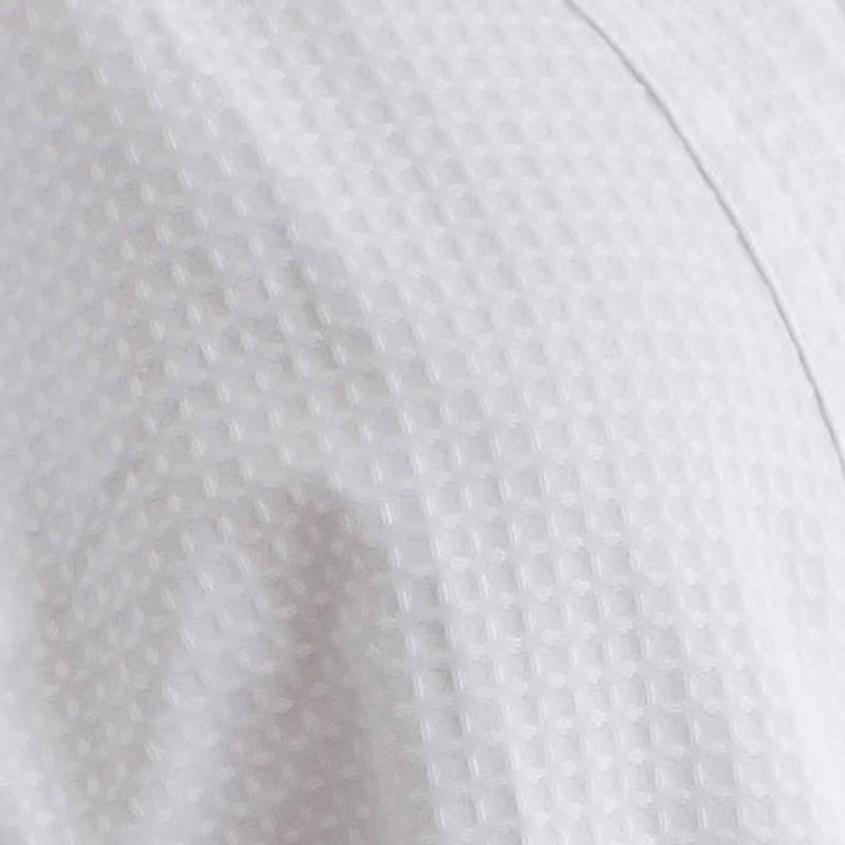 jason 240gsm waffle polyester cotton kimono white