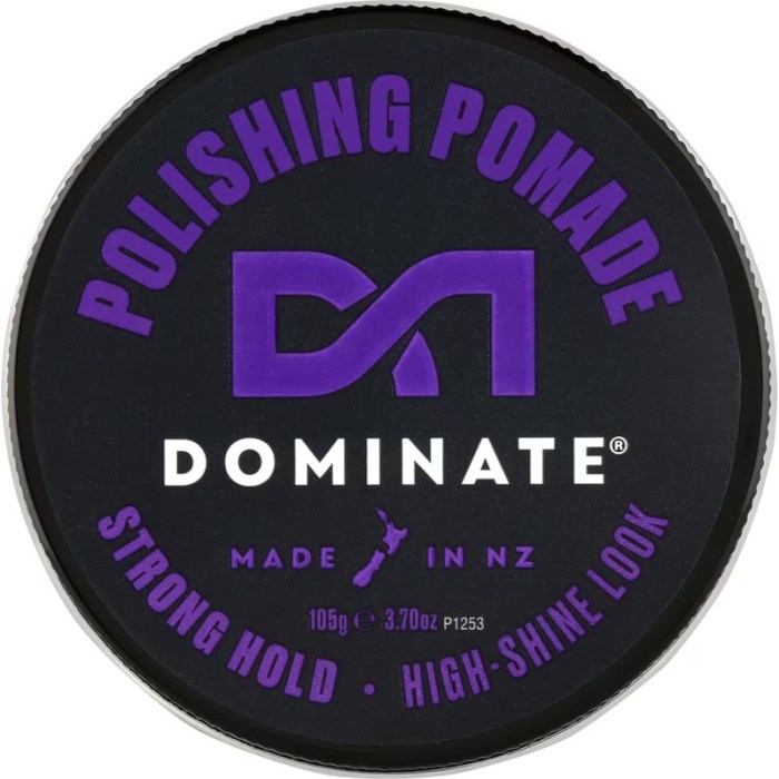 3x dominate polishing pomade strong hold high shine 105g 3x dominate polishing pomade strong hold high shine 105g