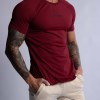 hard hitters raglan crew tee burgundy x large hard hitters raglan crew tee burgundy x large