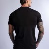 hard hitters slim fit cotton tee black x large