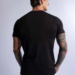 hard hitters slim fit cotton tee black x large hard hitters slim fit cotton tee black x large