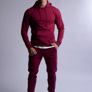 hard hitters slim fit terry joggers burgundy x large
