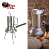 2 in 1 camping stainless steel 9cup pot moka coffee maker italian espresso kettle 2024 new modle 2 in 1 camping stainless steel 9cup pot moka coffee maker italian espresso kettle 2024 new modle