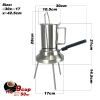 2 in 1 camping stainless steel 9cup pot moka coffee maker italian espresso kettle 2024 new modle 2 in 1 camping stainless steel 9cup pot moka coffee maker italian espresso kettle 2024 new modle