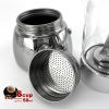 borosilicate glass stainless steel moka pot coffee maker italian espresso 6cups