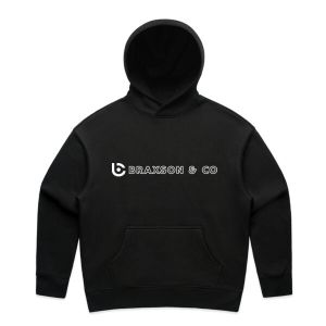 women's relax hoodie black