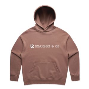 women's relax hoodie dusty pink