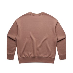 women's relax sweatshirt dusty pink back