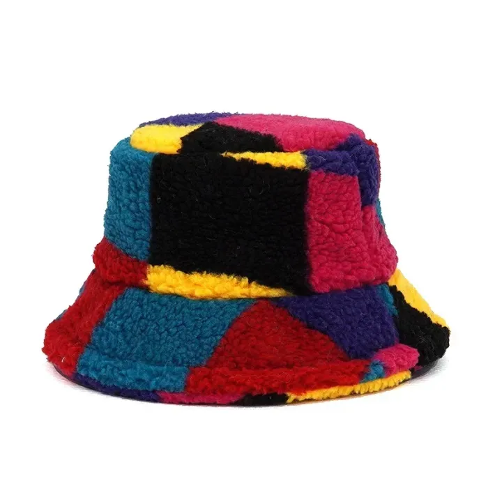 unisex fluffy fur winter bucket hat – fisherman cap Unisex Fluffy Fur Winter Bucket Hat – Fisherman Cap 1