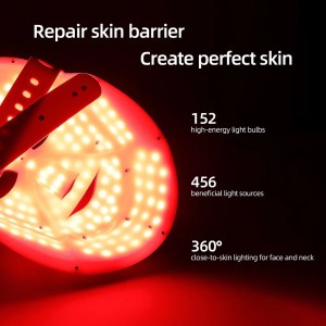Foreverlily Mascarilla facial LED Wireless 7 Colors Photon Skin Care Beauty Machine Masque pour le visage 5