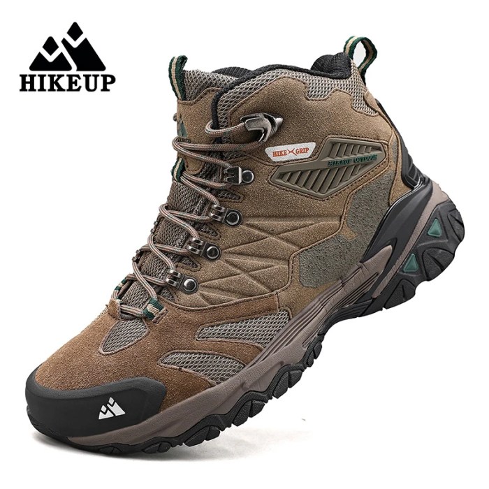 HIKEUP Winter High Top Suede Outdoor Hiking Boots 1