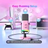 fifine usb/xlr dynamic microphone with rgb control/headphone jack/mute,mic for pc gaming youtube live streaming FIFINE USB/XLR Dynamic Microphone with RGB Control/Headphone Jack/Mute,MIC for PC Gaming YouTube Live-Streaming 6